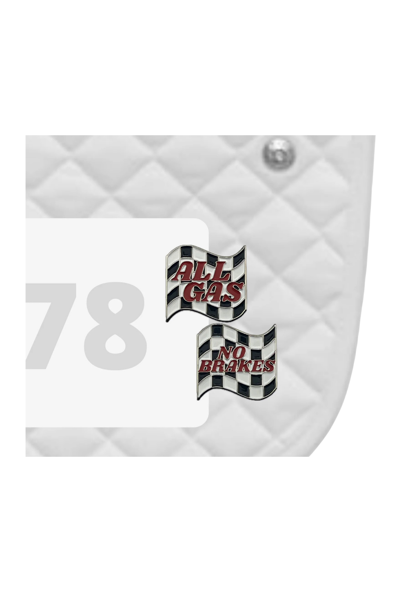 Number Pins Charms 2/Pack