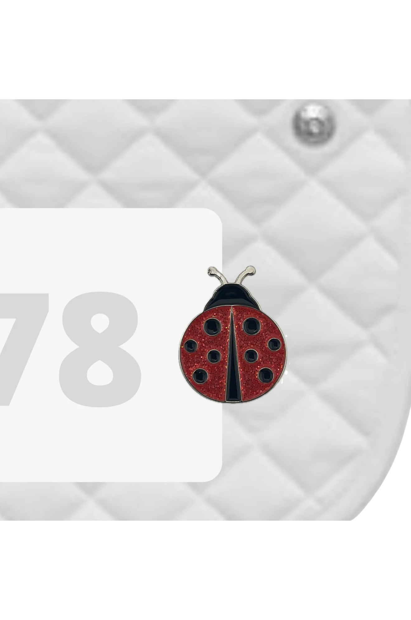 Number Pins Charms 2/Pack