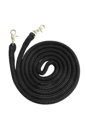 black rope reins with snaps