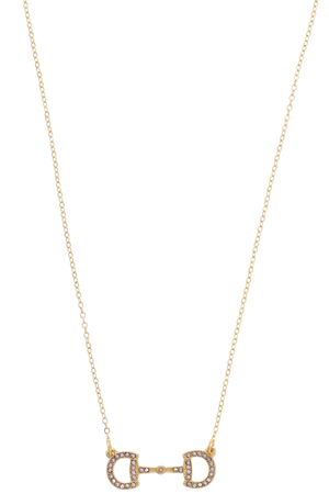 Queenie_Pave_Horsebit_Necklace