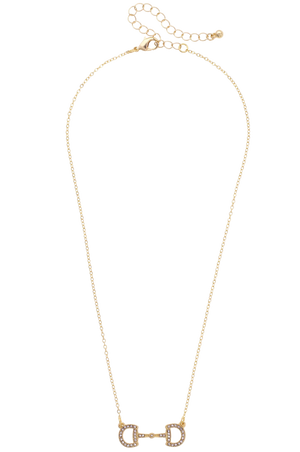 Queenie_Pave_Horsebit_Necklace