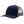 Navy blue and gray cap with mesh back on a white background