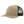 Beige and black trucker cap on a white background