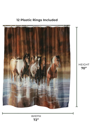 Shower Curtain HorseDISC 