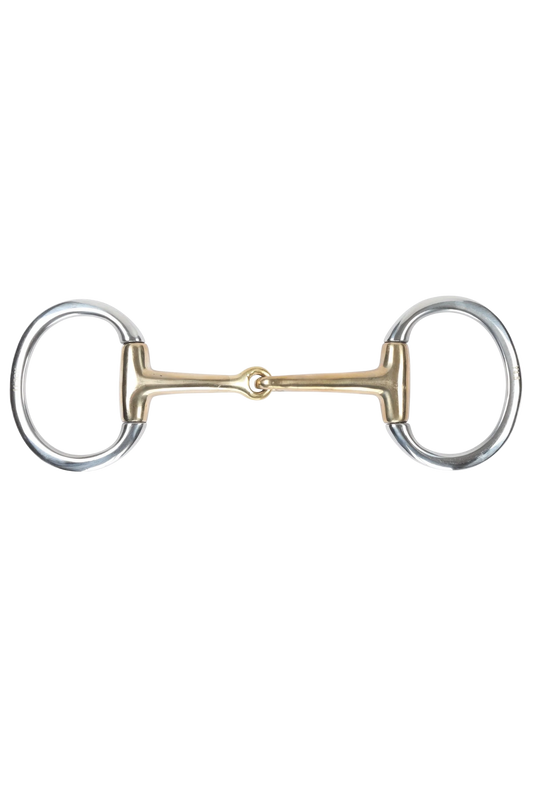 Shires Alloy Flat Ring Joint Eggbutt