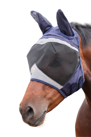 Shires FlyGuard Pro Fine Mesh Fly Mask with Ear