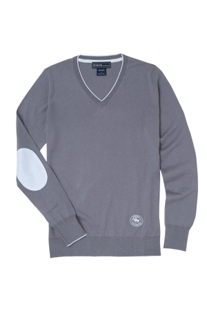 Slate Grey Trey V-Neck Sweater