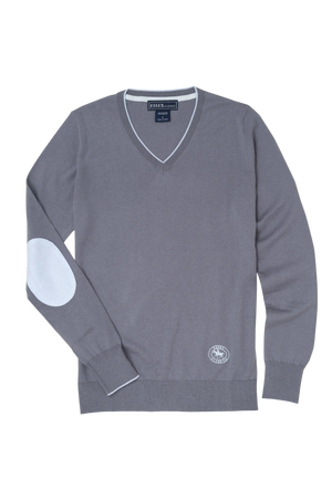 Slate Grey Trey V-Neck Sweater