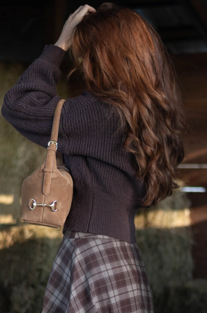 Suede Bethany Bit Bag