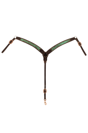 Turquoise_Croc_Contoured_Breast_Collar