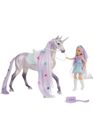 Twila and Moonstone Brushable Unicorn Set