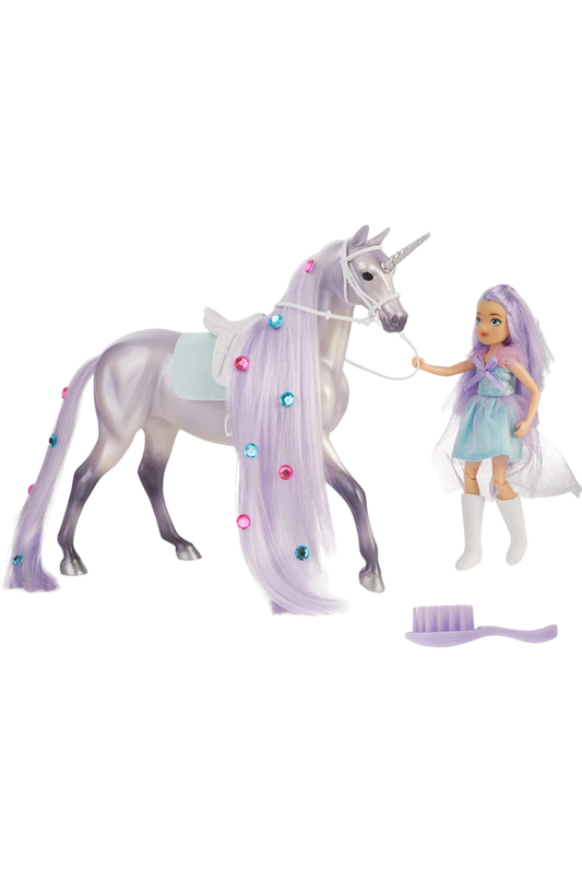 Twila and Moonstone Brushable Unicorn Set