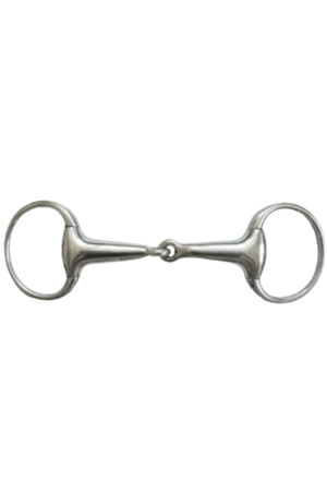 Thick Hollow Mouth Eggbutt Snaffle Bit