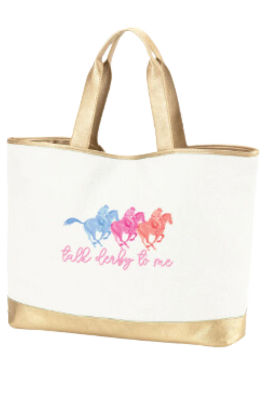 Talk Derby To Me Cabana Tote