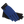 A pair of blue and black all-weather gloves for women.