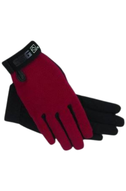 A pair of all-weather gloves for women.
