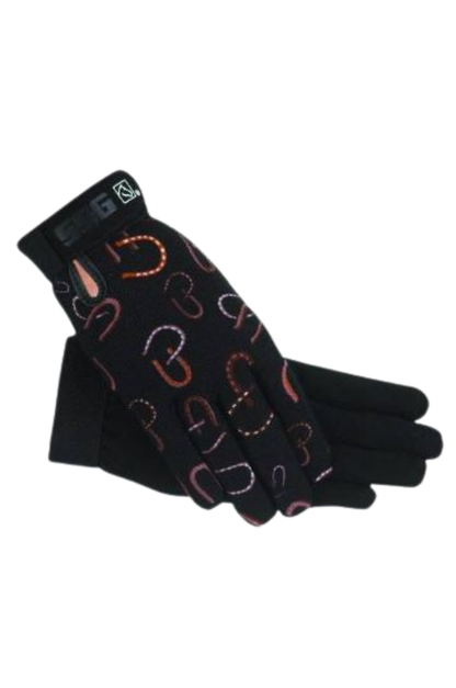 A pair of all-weather gloves for women.