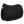 A black TuffRider basic pony saddle pad with diamond quilting and a flannel underside.