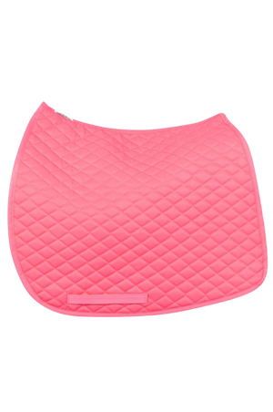 TuffRider basic pony saddle pad with diamond quilting and a flannel underside.