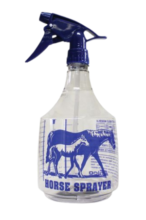 A set of three 36 oz. PVC spray bottles with adjustable nozzles.