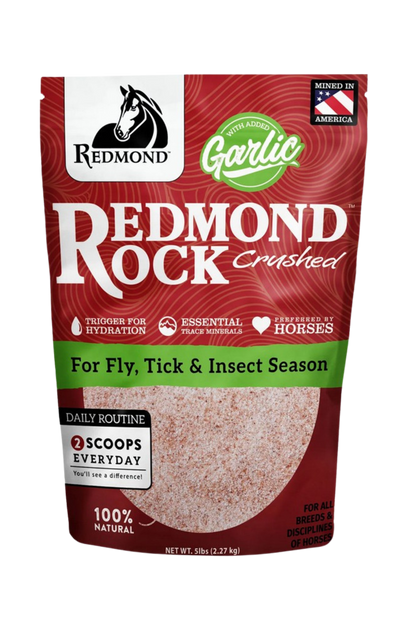 REDMOND ROCK CRUSHED MINERAL SALT W/GARLIC