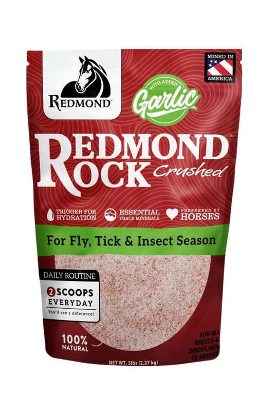 REDMOND ROCK CRUSHED MINERAL SALT W/GARLIC