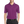 A man wearing a short-sleeved performance polo shirt with a collar, a 3-button placket, and black pants.