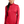 A woman wearing a blue long-sleeved pullover with a quarter zipper at the neck.
