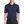 A man wearing a short-sleeved performance polo shirt with a collar, a 3-button placket, and black pants.