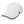 A white structured mesh cap with reflective details and a hook and loop closure.