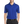 A man wearing a short-sleeved performance polo shirt with a collar, a 3-button placket, and black pants.