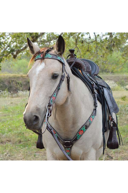 CIRCLE Y CACTUS FLOWER BB HEADSTALL disc