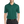 A man wearing a short-sleeved performance polo shirt with a collar, a 3-button placket, and black pants.