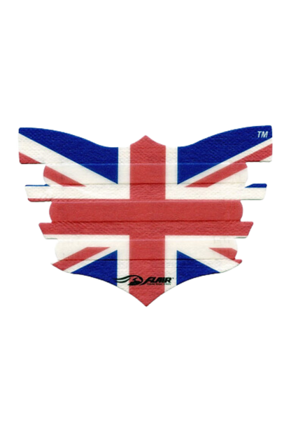 A single black FLAIR nasal strip designed for horses, showing the textured adhesive surface.