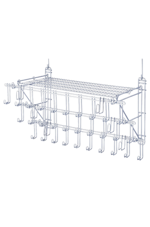 3-Tier Bridle Rack W/ Shelf