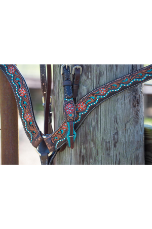 Circle Y Quick Flower Breast Collar