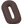 A brown rubber martingale ring designed for use in equestrian sports.