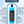 A bottle of E3 Cooling Rejuvenating Shampoo with blue liquid visible through the transparent packaging, labeled for relieving sore muscles and joints.