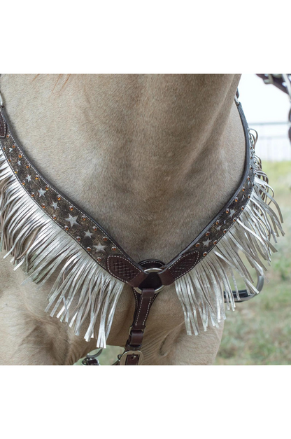 CIRCLE Y SILVER STAR BREAST COLLAR disc