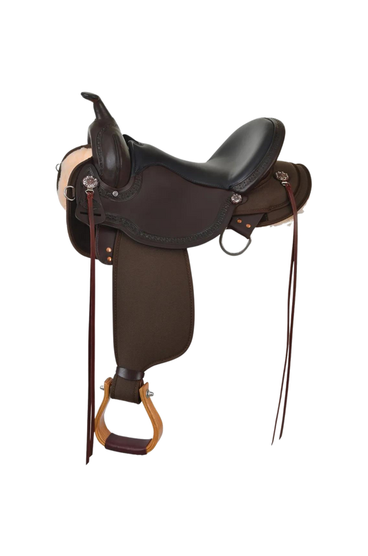 CIRCLE J CORDURA/LEATHER TRAIL SADDLE