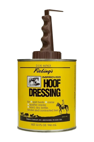 Fiebing's Hoof Dress Can With Brush