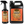 Two containers of Pyranha Nulli-Fly Fly Repellent Spray, a spray bottle and a gallon jug, with orange labels featuring product information.