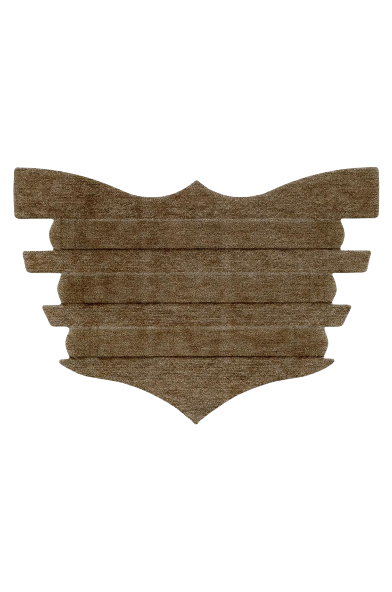 A single black FLAIR nasal strip designed for horses, showing the textured adhesive surface.