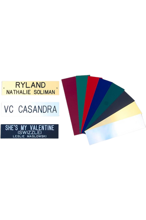 Engraved Plastic Plate