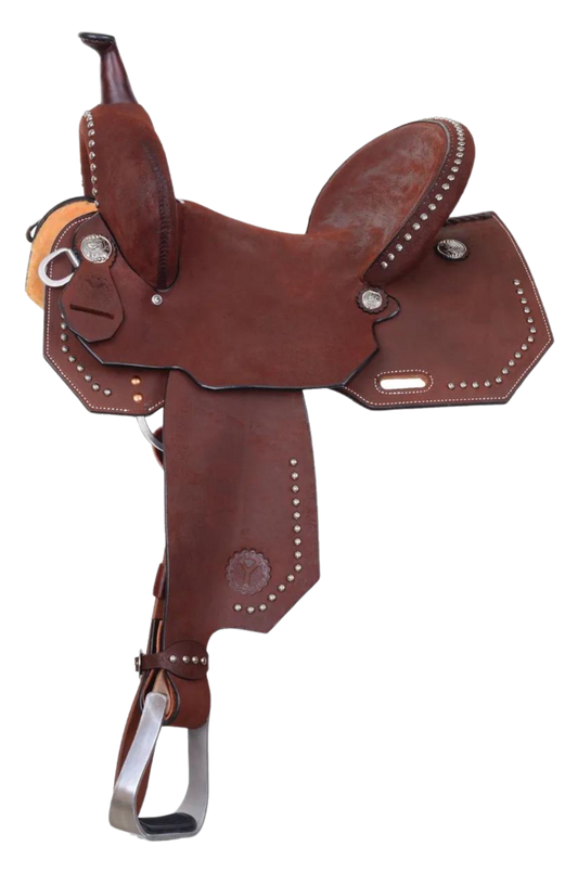 CIRCLE Y REDWOOD BARREL SADDLE