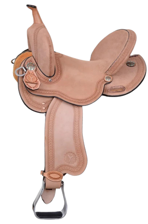 Circle Y Windsor Barrel-Diamond Waffle