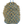A blue haylage net filled with hay.
