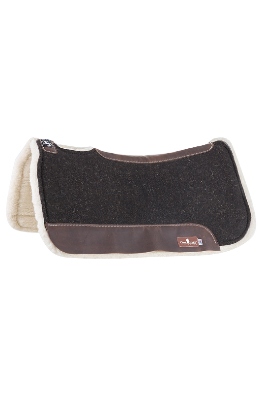 CLASSIC EQUINE ZONE FELT TOP SADDLE PAD