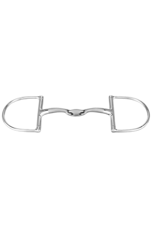 HERM SPRENGER SATINOX DOUBLE JOINT D-RING SNAFFLE