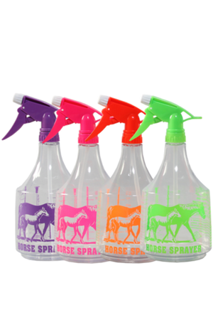 A set of three 36 oz. PVC spray bottles with adjustable nozzles.